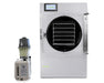 Stay Fresh Home Freeze Dryer shown with its industrial vacuum pump attached.