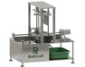 RollCraft ATC automated tabletop pre roll closing machine with stainless steel frame and green collection bin for finished cones.
