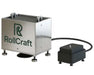 RollCraft MRB tabletop pre roll filling machine with external air pedal control and compact stainless steel housing.