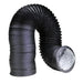 4 Inch By 25 Foot Light Proof Black Ducting Ventilation