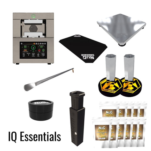 NugSmasher IQ Essentials Combo Set (All-In-One Starter Kit) Rosin Press NugSmasher