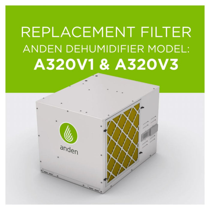 Anden 5813 Replacement Filter for Anden Dehumidifier Model A320V1, A320V3 Climate Control Anden 