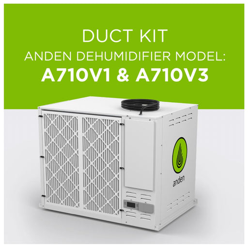 Anden 5859 Duct Kit for A710V1 & A710V3 Dehumidifiers Climate Control Anden