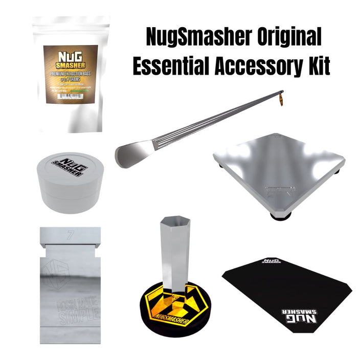 NugSmasher Original Rosin Press Essential Accessory Kit Rosin Press NugSmasher