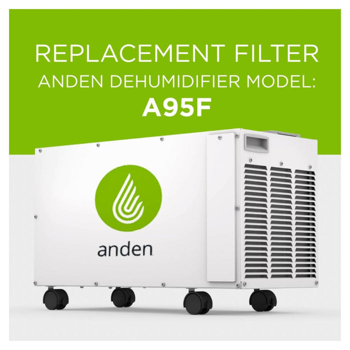 Anden 5770 Replacement Filter for Anden Dehumidifier Model A95F Climate Control Anden
