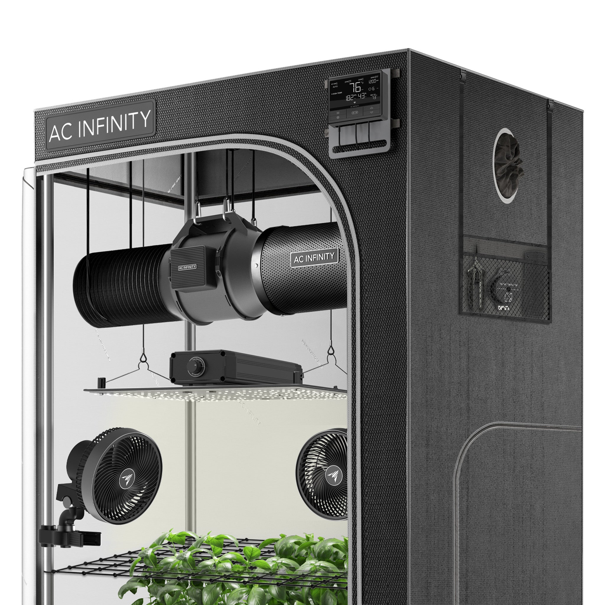 AC Infinity Advance Grow Tent System 4x4, 4-Plant Kit