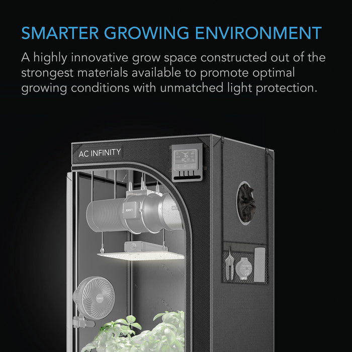 cultilab grow tent AC Infinity CLOUDLAB 632 3' x 2' 2000D Diamond Mylar Advance Grow Tent