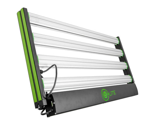 Side angle of folded B-Lite Premium 720W LED grow light showing compact design and B-Lite logo.