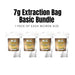 NugSmasher 7 Gram Rosin Extraction Bag Basic Bundle - 4 Packs Rosin Press NugSmasher
