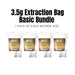 NugSmasher 3.5 Gram Rosin Extraction Bag Basic Bundle - 4 Packs Rosin Press NugSmasher