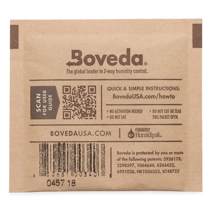 Boveda 62% RH 8g Bulk (Individually Wrapped) - 300/case Climate Control Boveda 