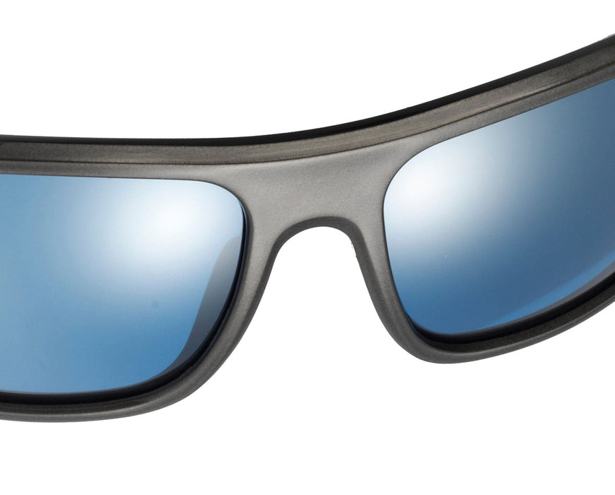 Close-up of the nose bridge area and lens reflection on Method Seven Citadel HPS glasses.