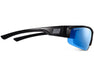 Side profile of Method Seven Cultivator HPS Classic glasses highlighting the lens curvature and frame logo detail.