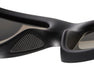 Close-up of textured rubber nose pad on Method Seven Resistance 2 Sun Polarized sunglasses for secure grip.