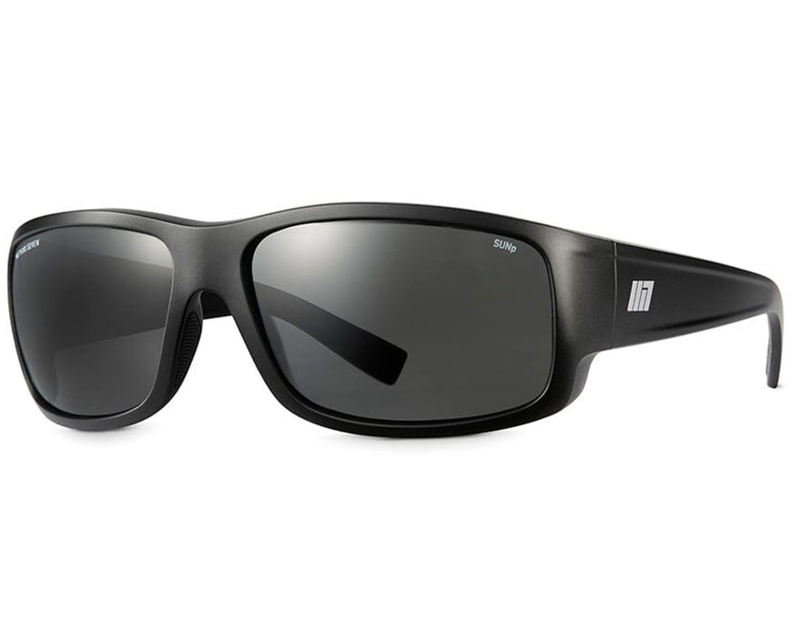 Method Seven Resistance 2 Sun Polarized glasses with dark lenses and matte black wraparound frame.
