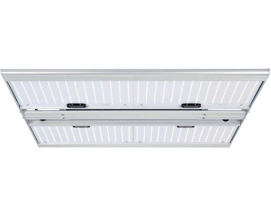 Underside view of the NextLight Core Pro 210W LED Grow Light displaying dense LED diode array on a flat panel.