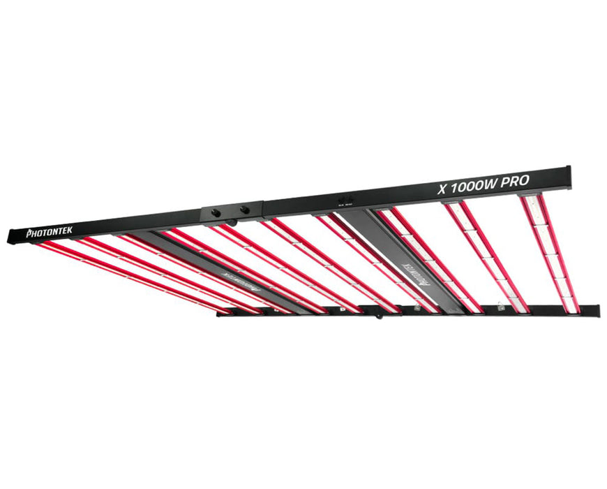 Photontek X 1000W Pro LED Grow Light with 10-bar design for full-spectrum, high-output indoor horticulture.