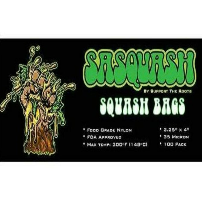 Sasquash Squash Bags 2.25" x 4" (100 Pack) Rosin Press Sasquash 
