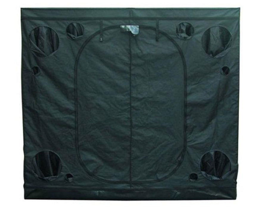 Fully closed Secret Jardin Intense 120 grow tent with zipped black canvas exterior and multiple ventilation ports.