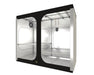 Secret Jardin Wide Dark Room 240 V4 grow tent with internal reflective walls and two mesh shelf sections
