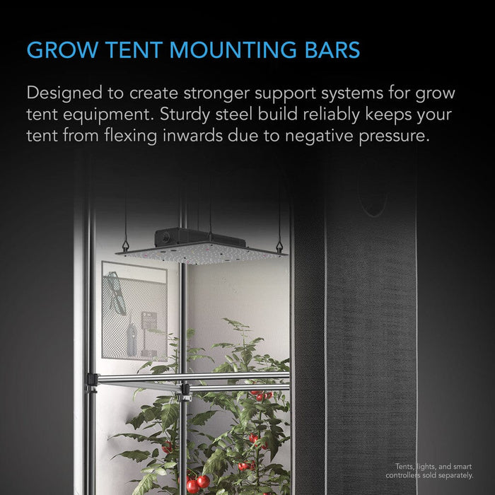 GROW TENT MOUNTING BARS, FOR INDOOR GROW SPACES, 5X5' Grow Tent AC Infinity 