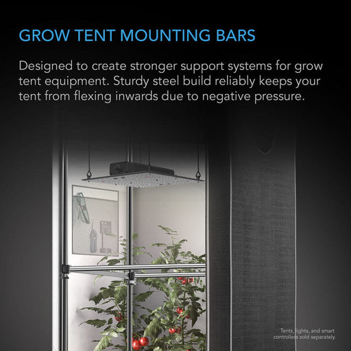 GROW TENT MOUNTING BARS, FOR INDOOR GROW SPACES, 2X2' Grow Tent AC Infinity 