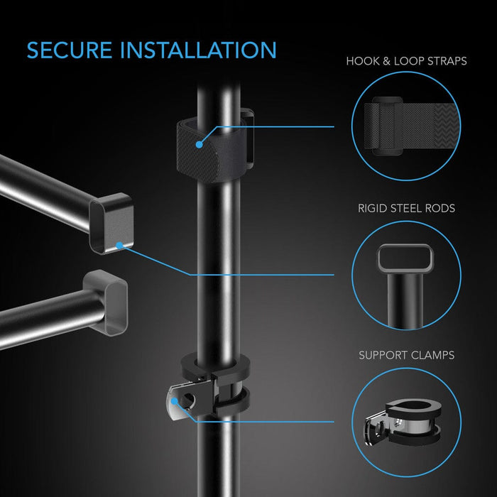 AC Infinity Grow Tent Mounting Bars for 3' x 3' Tents