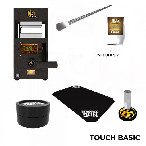 NugSmasher Pro Touch 20 Ton Rosin Press Essentials Bundle