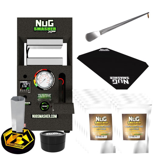 NugSmasher Pro Touch 20 Ton Rosin Press Essentials Bundle