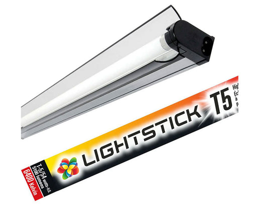 Wachsen Lightstick 48" T5 Fixture + Fluo 54W 6400K w/ Reflector Lighting Wachsen 