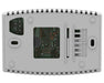 Rear view of Anden A77 controller showing circuit board and wall-mounting slots.