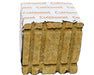 Cultiwool Block 4x4x4 front angle showing side grooves and uniform rockwool fiber structure that improves air to water ratio and supports strong root growth for hydroponic systems.