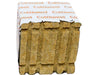 Cultiwool Block 6x6x6 front angle showing side grooves and uniform rockwool fiber structure that improves air to water ratio and supports strong root growth for hydroponic systems.