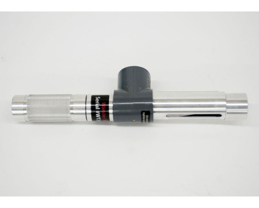 EZ Trim Wander Trimmer stainless steel wand attachment with ergonomic grip and suction inlet, designed for precise wet trimming with minimal flower damage.