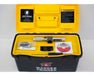 EZ Trim Wander Trimmer complete starter kit including trimming wand, lubricant, accessories and training DVD in branded yellow-lid case for efficient wet trimming.