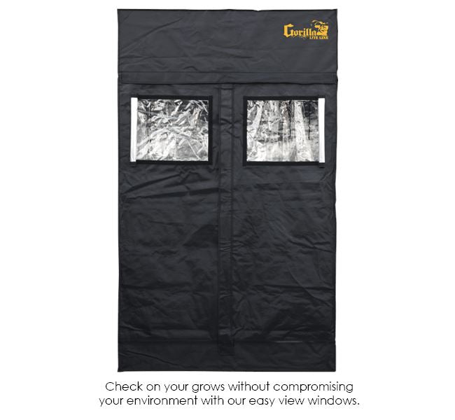 Gorilla Grow Tent LITE Line 44 – 4′ X 4′ X 6’7″ Grow Tent Gorilla Grow Tent