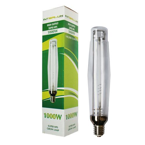 1000 watt hps grow light bulb InterLux Super HPS 1000 Watt Grow Lamp