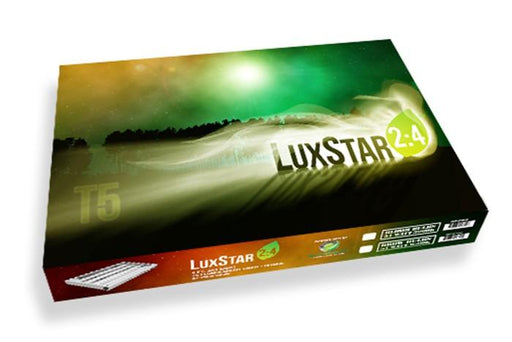 LuxStar 2 Foot 4 Bulb T5 Fluorescent Fixture With Bloom Bulbs Fluorescent Light Grow Light Central
