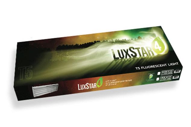 LuxStar 4 Foot 4 Bulb T5 Fluorescent Fixture With Veg Bulbs Fluorescent Light Grow Light Central