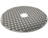 Removable stainless steel dry grate insert with geometric cutout pattern, designed to optimize dry trimming performance.