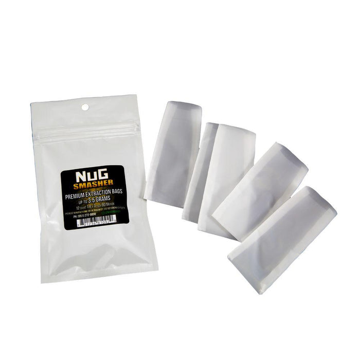 NugSmasher 14 Gram Rosin Extraction Bags - Pack of 12 (37, 90, 120 or 160 micron) Rosin Press NugSmasher 