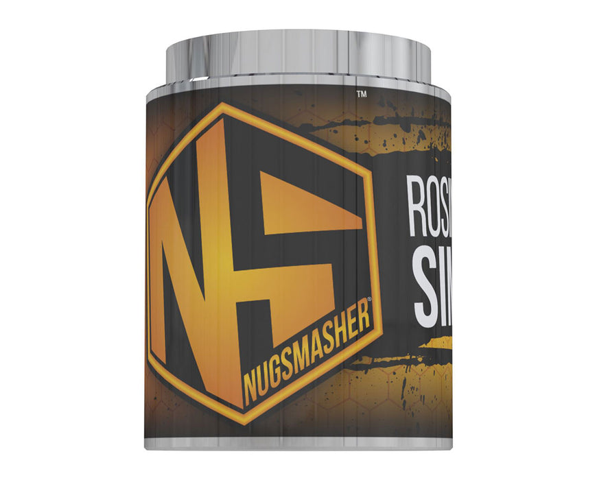 Nugsmasher 7g Pre Press Mold front view with NS logo and “Rosin Made Simple” branding.
