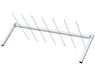 Top frame with multiple plant hanging rods for Wachsen 3-level stainless steel drying cart.
