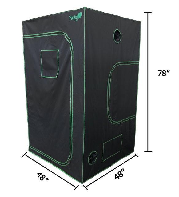 Yield Lab 48" by 48" by 78" Reflective Grow Tent Grow Tent Yield Lab Tents 