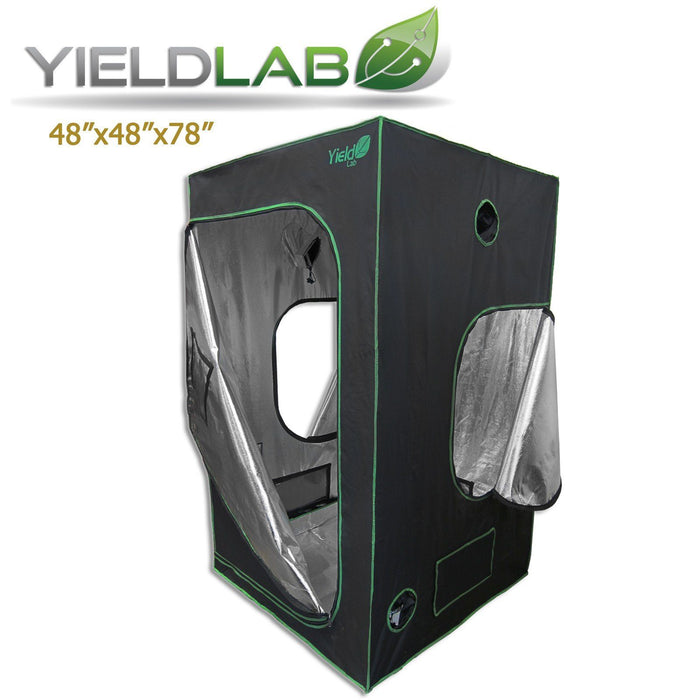 Yield Lab 48" by 48" by 78" Reflective Grow Tent Grow Tent Yield Lab Tents 